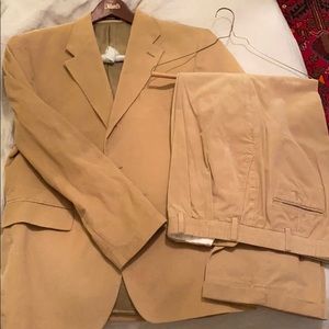 42R/Pants 34 Camel Corduroy Polo suit